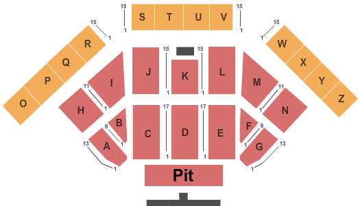 Eastern States Exposition - The Big E Xfinity Arena Endstage Pit Seating Chart